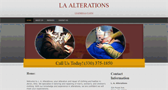 Desktop Screenshot of laalterationsakronoh.com